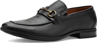 Florsheim Zaffiro Moc Toe Bit Loafer Ii Mens Shoes Black : 10.5 W (3E), Leather