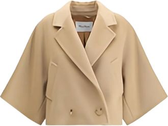 Max Mara Galea double-breasted jacket - women - Virgin Wool/Cashmere/Viscose - 42 - Neutrals