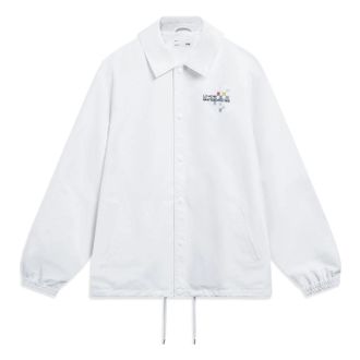 Li-Ning Skateboarding Graphic Loose Fit Jacket White AFDT129-2
