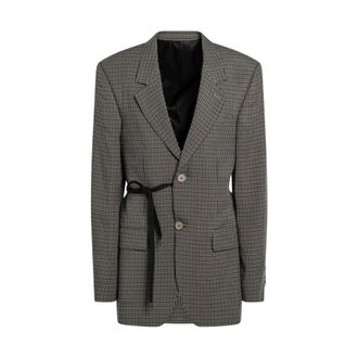 Balenciaga Wrap Tailored Jacket - female - Balenciaga - Blazers - Multicolor - S - Jackets