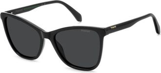Polaroid PLD 4194/S Polarized 807/M9 Womens Sunglasses Black Size 55