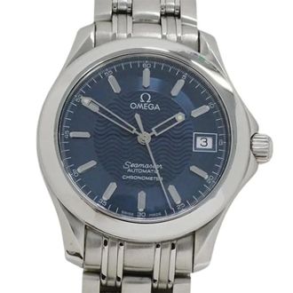 Omega Pre-owned Watches, male, Blue, Size: ONE SIZE Pre-owned Vintage Wristwatch