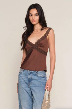 Heartloom Nelis Lace Camisole In Coco