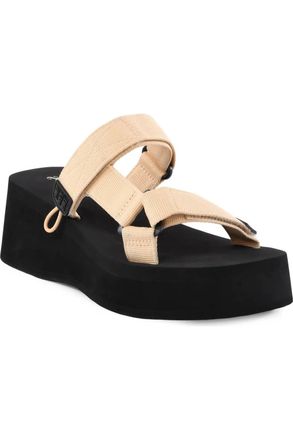 Seychelles Womens Skip To Me Platform Sandals In Beige