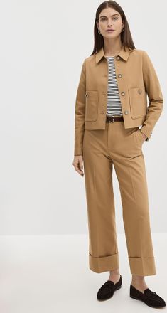 Contemporaine Womens Crest buttons shirt-collar Blazer Jacket