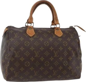 Louis Vuitton Pre-owned Handbags, female, Brown, Size: ONE SIZE Pre-owned Canvas Handbag