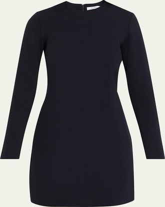 Max Mara Pick Stitch Scuba Jersey Mini Dress
