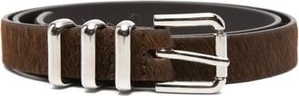 Dondup hair belt - women - Pony Fur - 80 - Brown