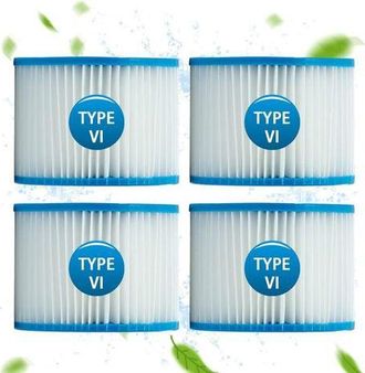 OEM Filtre Spa Pour Bestway 58323, Cartouche Filtrante Taille 6 Pour Lay-z-spa, Pour Monaco, Pour Miami, Pour Vegas (lot De 4)