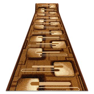 RugsX Rugsx - Passatoia Bcf Lampone Marrone 150 Cm Brown 150x900 Cm