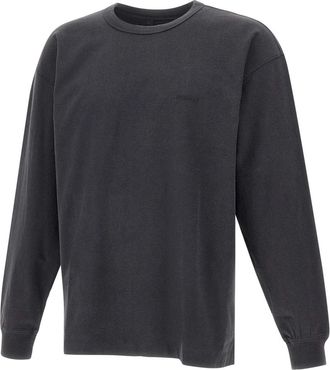 Purple Hoodies & sweatvesten, Heren, Zwart, M, Katoen, Textured Lee Sweater