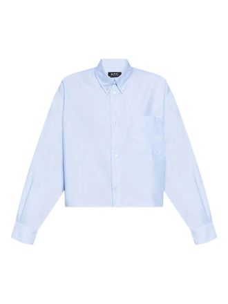 A.P.C. A. P.C.-Camicia Crop Sophia In Cotone-Donna