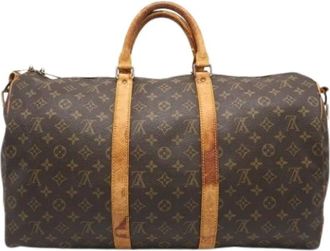 Louis Vuitton Pre-owned Weekend Bags, male, Brown, Size: ONE SIZE Pre-owned Vintage Boston Bag