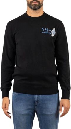 Saint Barth Heron Light - Knitwear - Hombre - Negro - XL