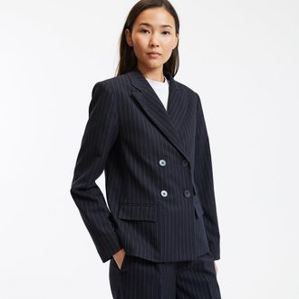 La Redoute Collections Getailleerd blazerjasje met tennisstrepen