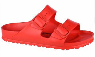 Birkenstock Womens Arizona Essentials Sandal In Red