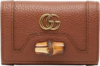 Gucci Pre-owned Keycase - Dames - Vintage Accessoires - Bruin - ONE Size - Leer - Vintage