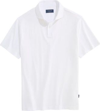 Vineyard Vines Lived-In Piqué Polo in White Cap at Nordstrom, Size Xx-Large