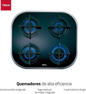 Teka Placa Polivalente 4 Fuegos Cg.1 4g Ai Al But Ref. 10205083