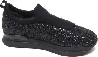 Hogan Glitter Slip On Schoen Restyling - Dames - Sneakers - Zwart - 35 EU - Schoenen