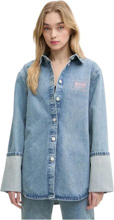 Moschino Mujer, Blusas y Camisas, Azul, Talla: S