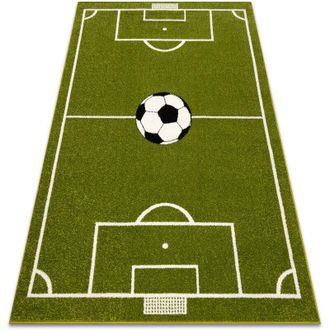 RugsX Alfombra Mundial Campo De Futbol, F&uacute;tbol - Verde Green 160x220 Cm