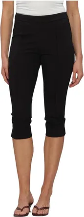 Co'Couture Broeken, Dames, Zwart, S, Catja CC Capri LL Pant