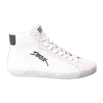 Diesel Heren S-Leroji Enkeltrainers (Wit)