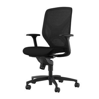 Wilkhahn IN 184/7 B&uuml;rodrehstuhl mit Sitztiefenverl&auml;ngerung, schwarz (Hartboden)