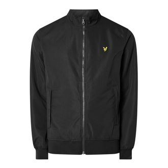Lyle & Scott Outdoorjas Mesh Backed Funnel Neck Jacket Zwart