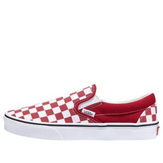 Vans Classic Slip-On Checkerboard Red White VN000DAH14A