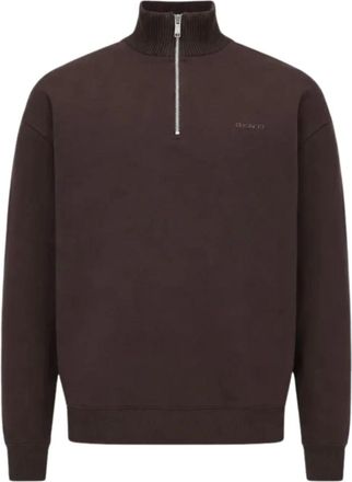 Genti Maglione con zip corta - - Sweatshirts & Hoodies - Uomo - Rosso - M