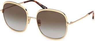 Tom Ford FT1320 SOFIA-02 30P Womens Sunglasses Gold Size 57