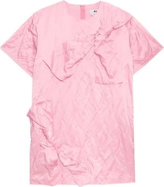 Msgm A-line mini dress - women - Fabric - 44 - Pink