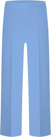 Cambio Culotte Broek - Dames - Straight fit broeken - Blauw - XS - Polyester - Broeken