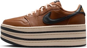 Nike Jordan Womens Air Jordan 1 Triple Stack SE Shoes in Brown | IV5086-200