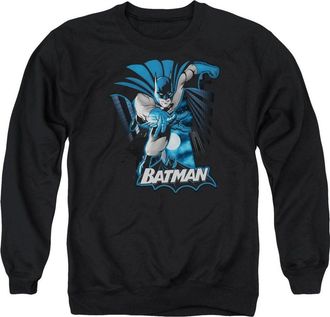 Gildan Justice League of America Batman Blue & Gray Adult Crewneck Sweatshirt