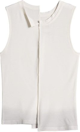 Yohji Yamamoto Knit Tank Bianco