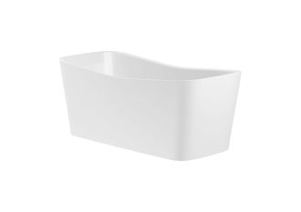 Roca Ba&ntilde;era Maui Cuadrada Stonex 1550x700 Blanco Con Desag&uuml;e Click-clack Y Sif&oacute;n