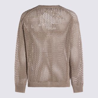 Maison Kitsun&eacute; Mens Sweaters Mist Beige _co