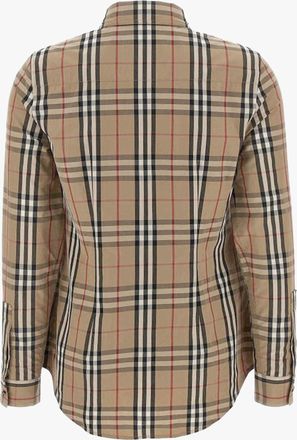 Burberry Womens Shirt Checked Cotton Multicolour