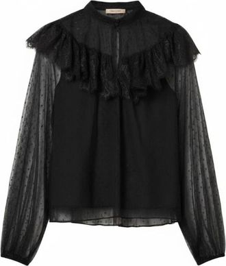 Twinset Twin-set Shirts - Dames - Blouses - Zwart - M - Overhemden
