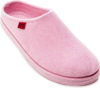 Andres Machado Unisex Home Slippers for Men & Women - Warm Winter Sliders - AM001 - Made of felt - Anti-Slip rubber outsole - Pink - Size 4.5 UK Men/5 UK Women/EU 41