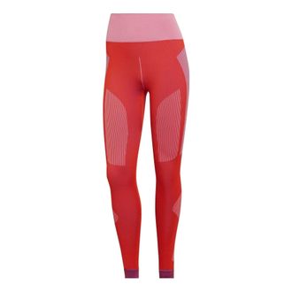 adidas (WMNS) adidas By Stella Mccartney Truestrength Training Leggings Asia Sizing Red HG8787