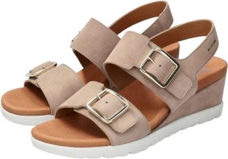 Mephisto Womens Ysabel Wedge In Light Taupe