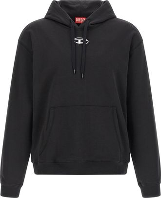 Diesel S-Norm-Hood-Iod Felpe Nero-Uomo