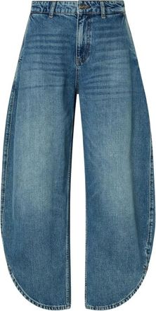 Liu Jo Balloon Jeans - Dames - Jeans - Blauw - Maat: W25 Katoen