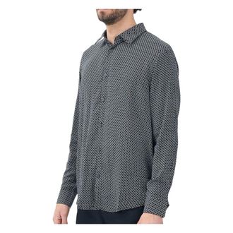 A|X Armani Exchange Casual Shirts, male, Black, Size: XL Casual Shirt