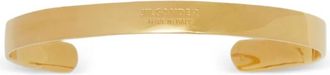 Jil Sander Armband met gegraveerd logo - Goud