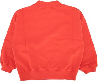 BONPOINT Boys Lika Sweatshirt Red Cotton Sweatshirts